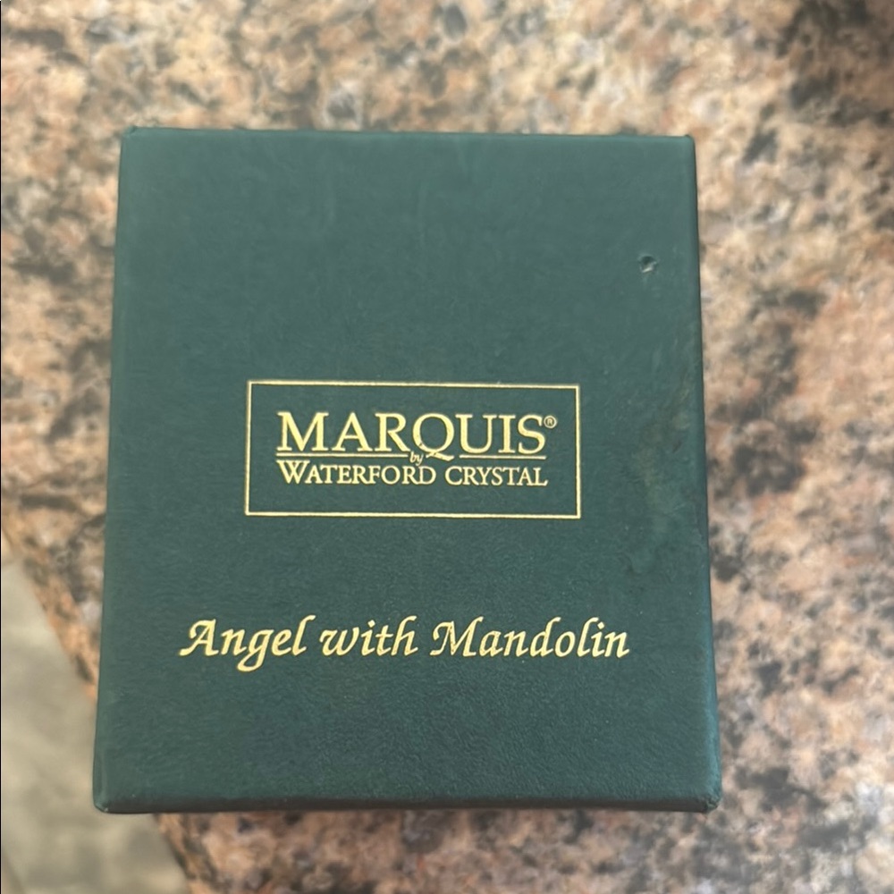 Marquis Waterford Crystal Angel with Mandolin